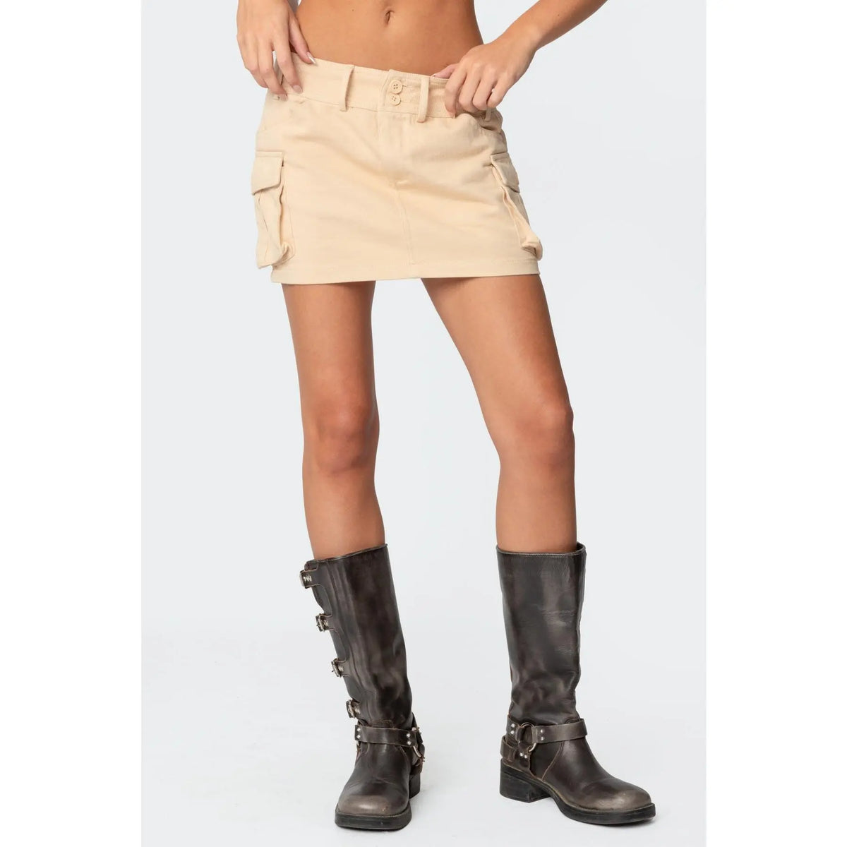 Katya Low-Rise Cargo Skirt