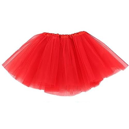 XINXIYAN Tutu for Girls Womens Skirt 5 Layers Mardi Gras Outfit Halloween Costume Dress Party Favor