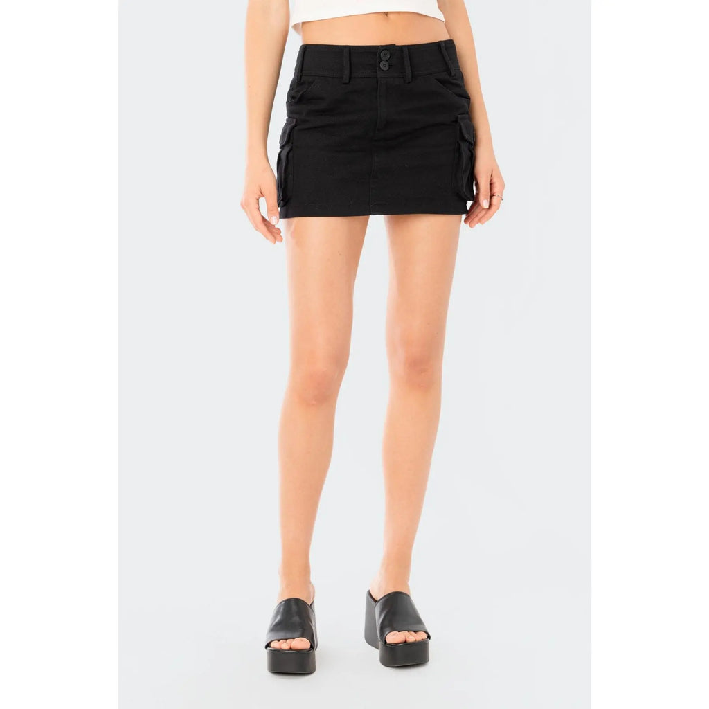 Katya Low-Rise Cargo Skirt