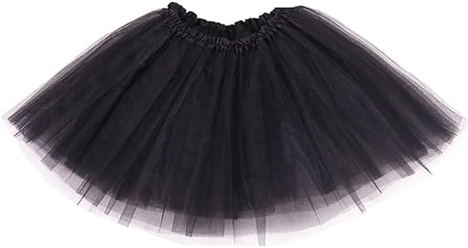 XINXIYAN Tutu for Girls Womens Skirt 5 Layers Mardi Gras Outfit Halloween Costume Dress Party Favor