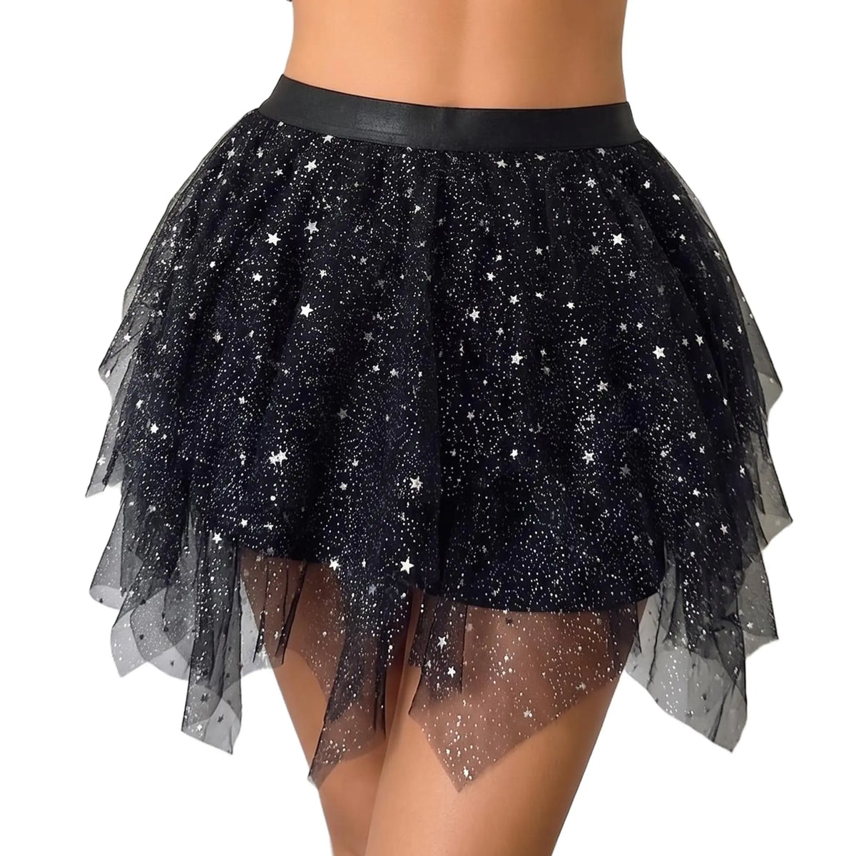 Avidlove Womens Skirt Tulle Short Layered Puffy Fairy Skirt A-Line Mesh Tutu with Lining Mini Party Costume Skirts