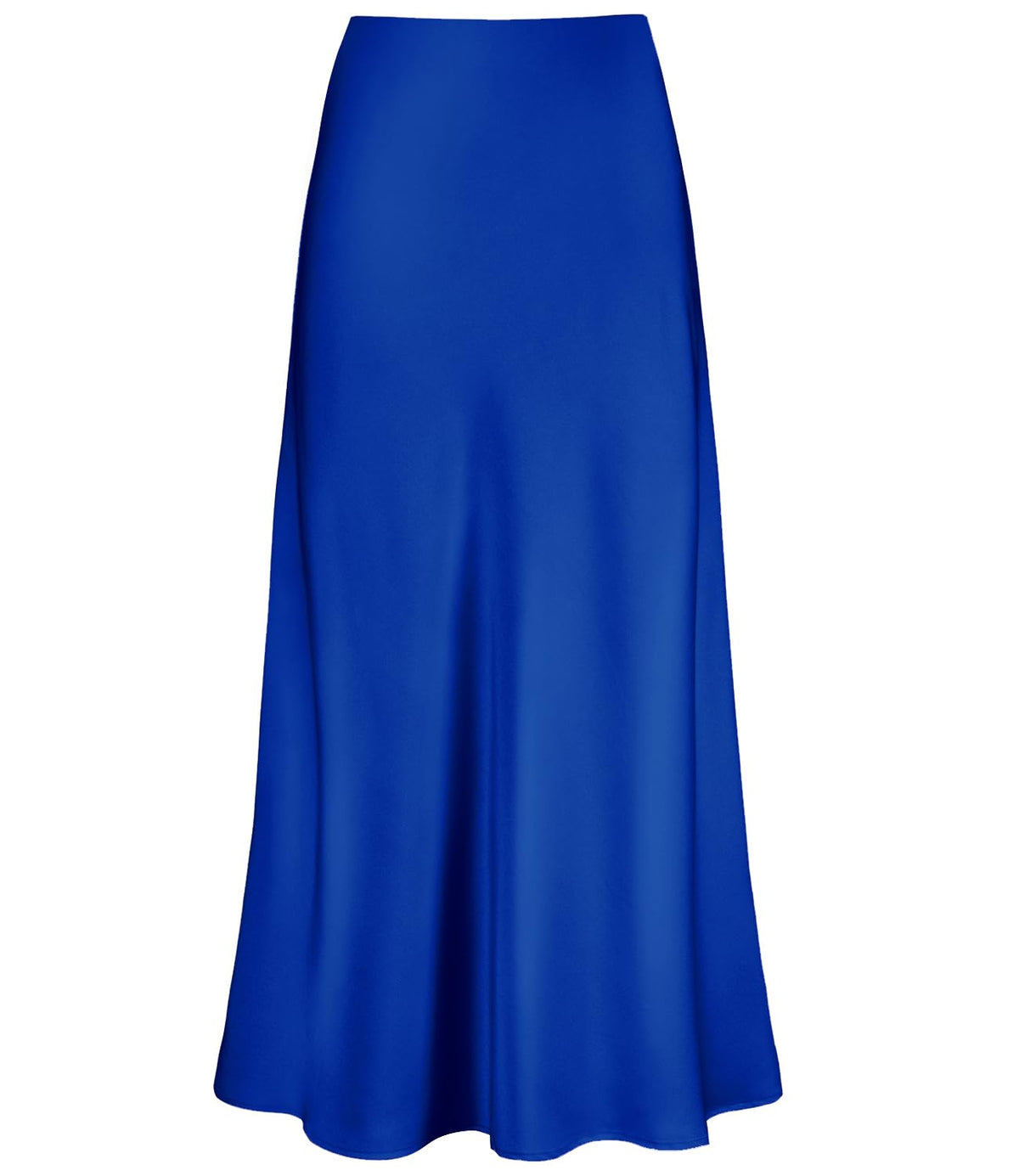 Outoshe Women's Satin High Waisted Maxi Skirts A Line Silk Long Skirt