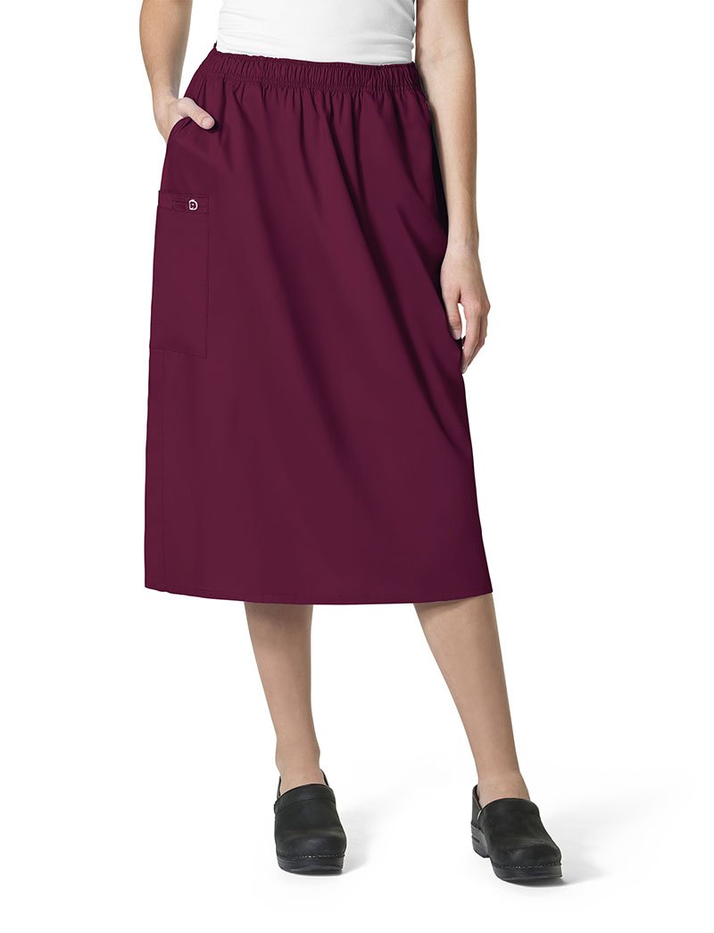 WINK WonderWORK Women's Pull On Cargo Skirt