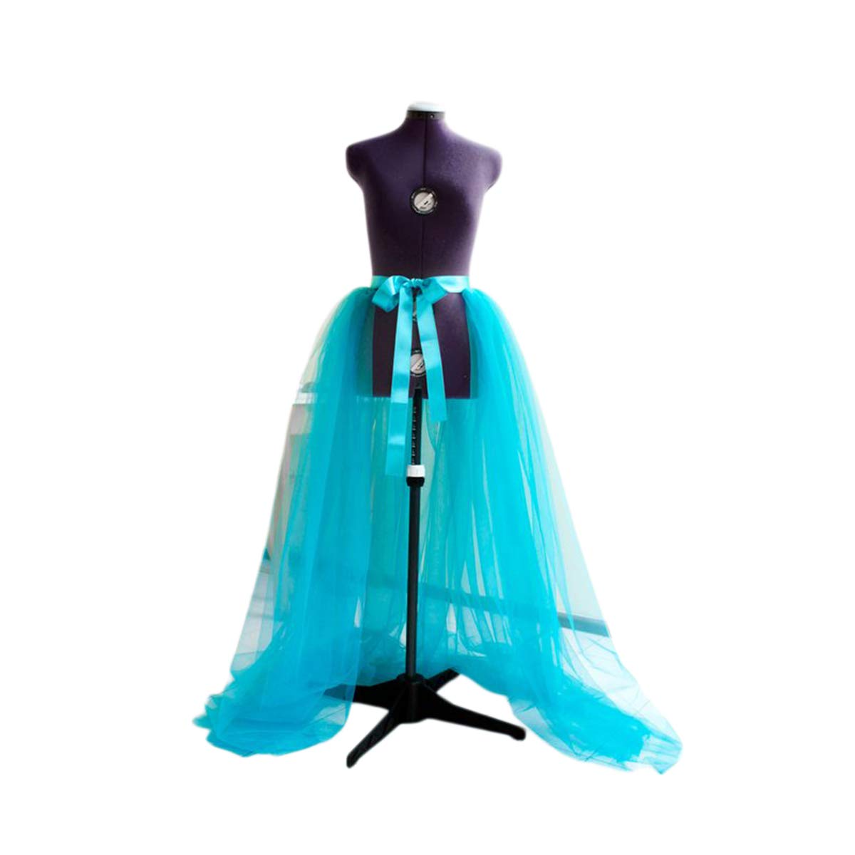 Women Tulle Tutu Long Skirts Wedding Party Cocktail Prom Bandage Mesh Maxi Dress