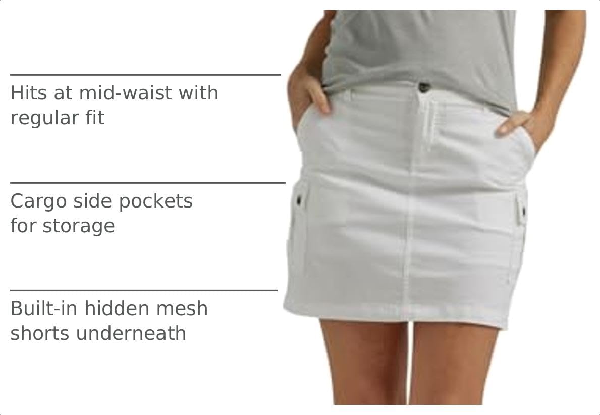 Lee Women's Ultra Lux Comfort with Flex-to-go Cargo Skort