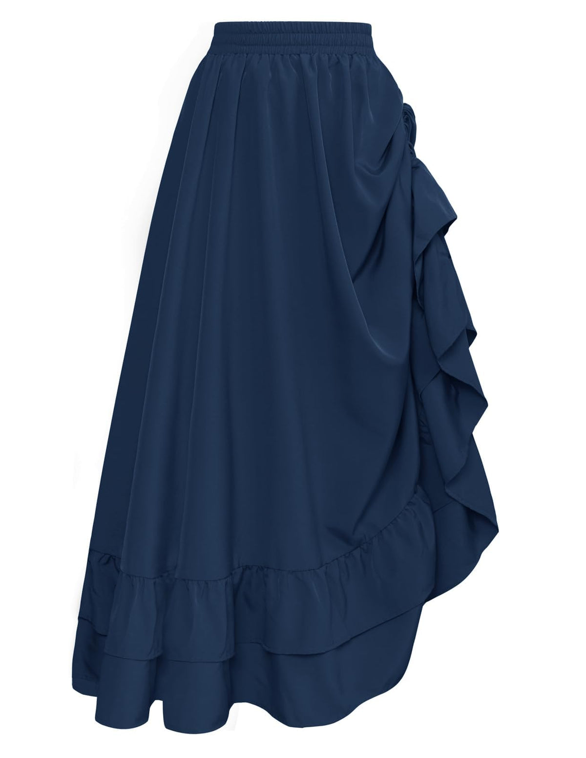 Scarlet Darkness Maxi Skirts for Women Renaissance Pirate Long Skirt