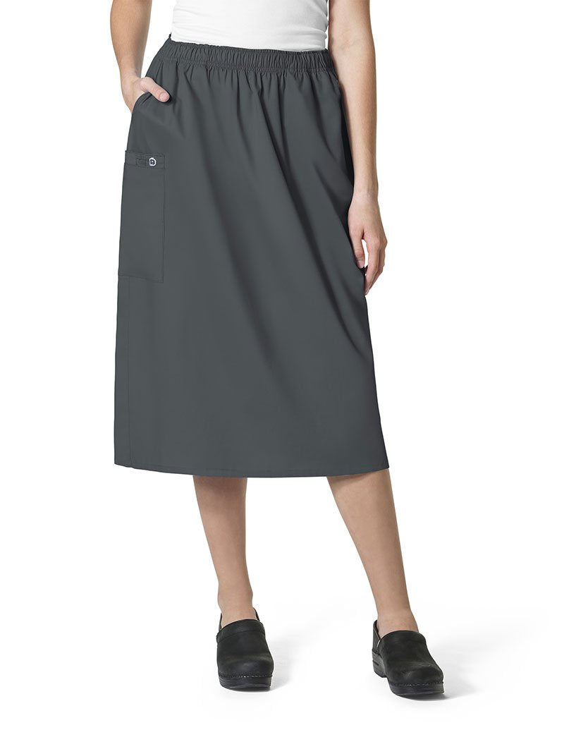 WINK WonderWORK Women's Pull On Cargo Skirt