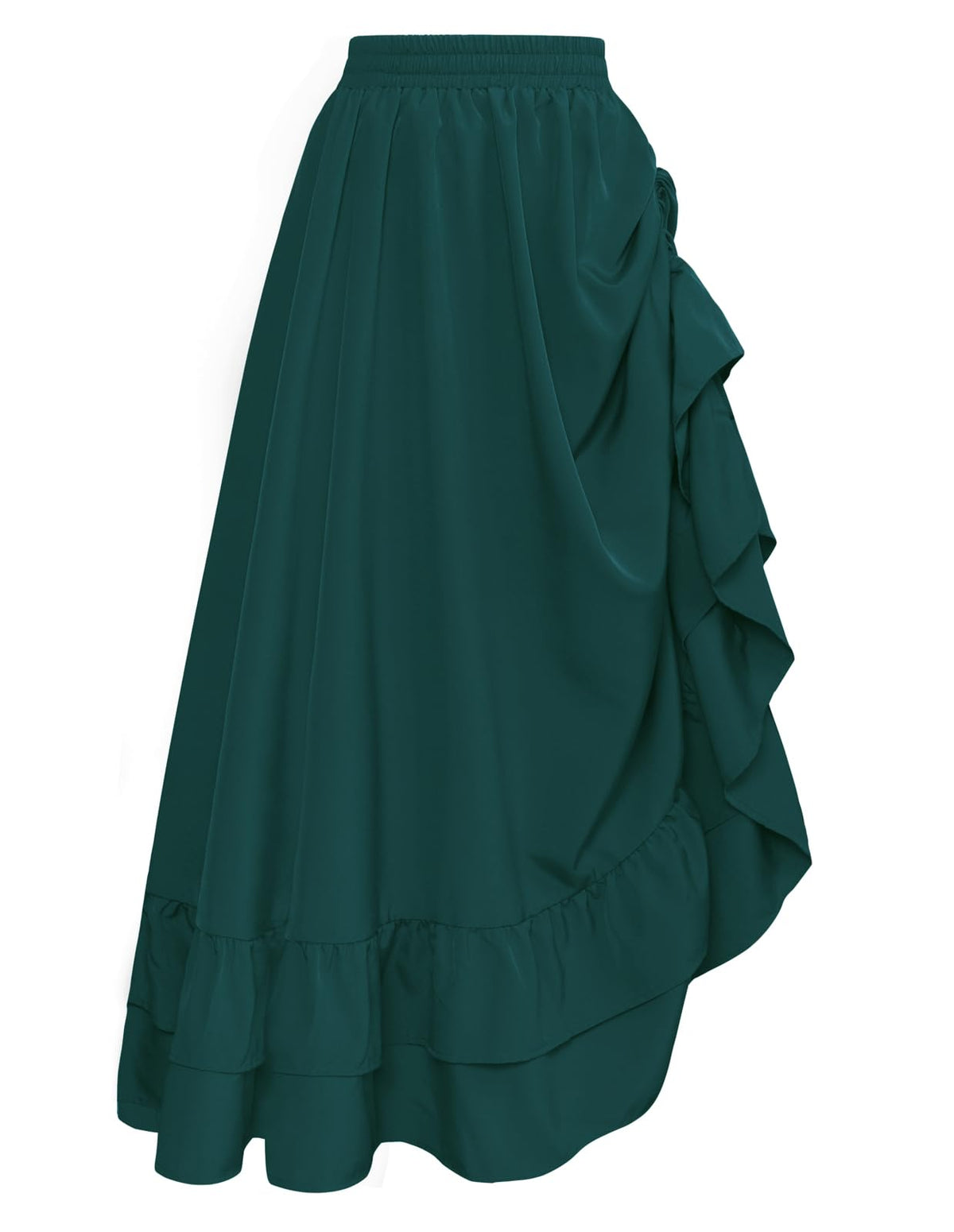 Scarlet Darkness Maxi Skirts for Women Renaissance Pirate Long Skirt