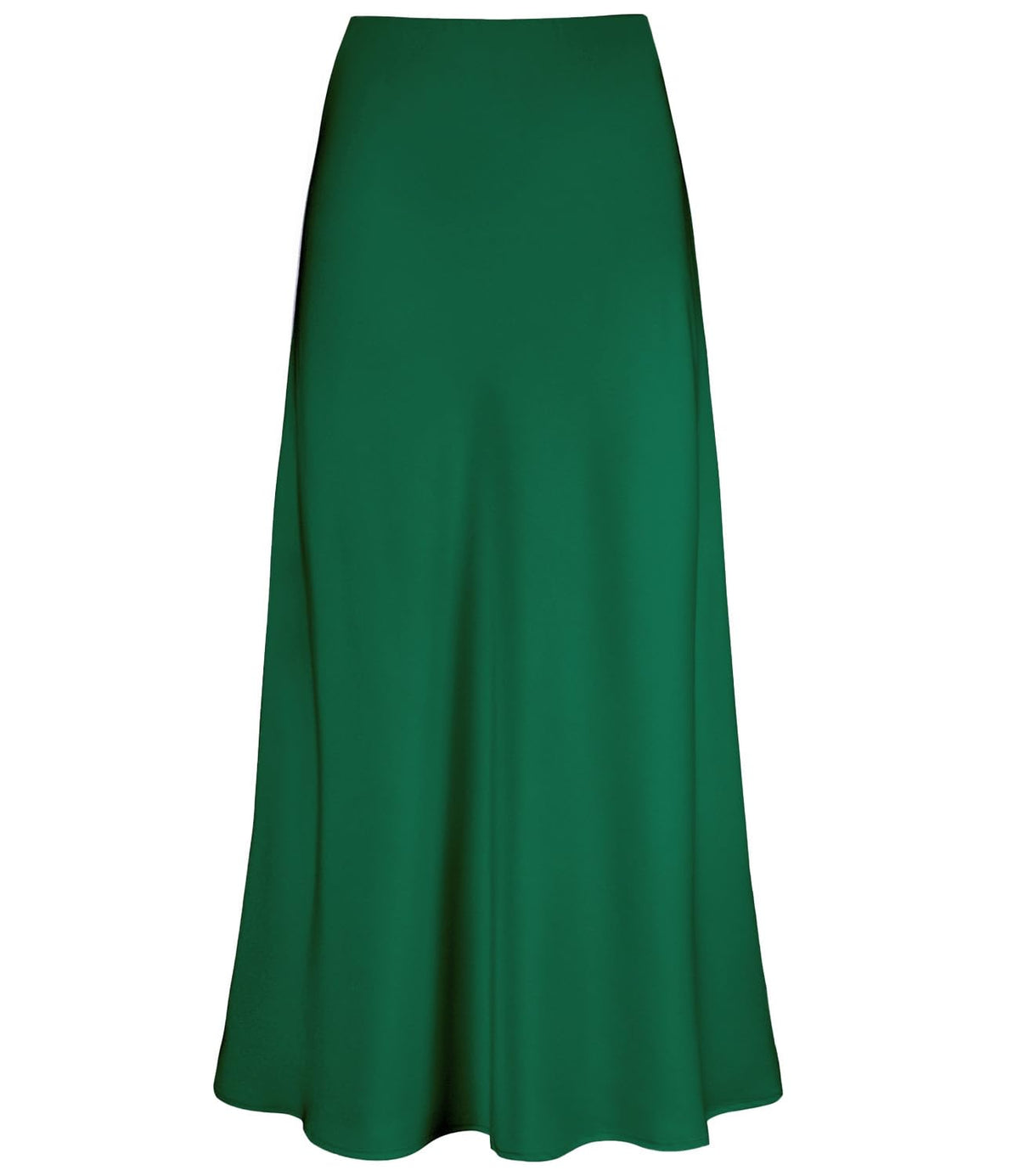 Outoshe Women's Satin High Waisted Maxi Skirts A Line Silk Long Skirt