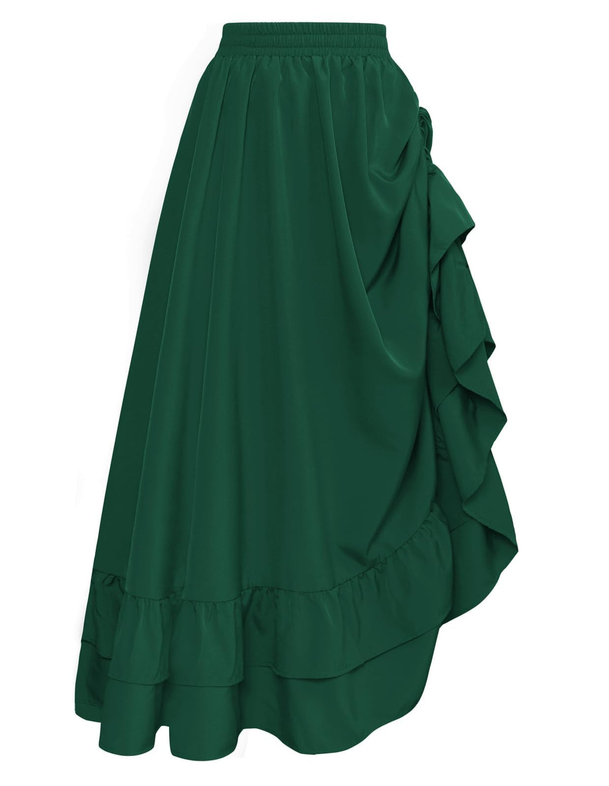 Scarlet Darkness Maxi Skirts for Women Renaissance Pirate Long Skirt