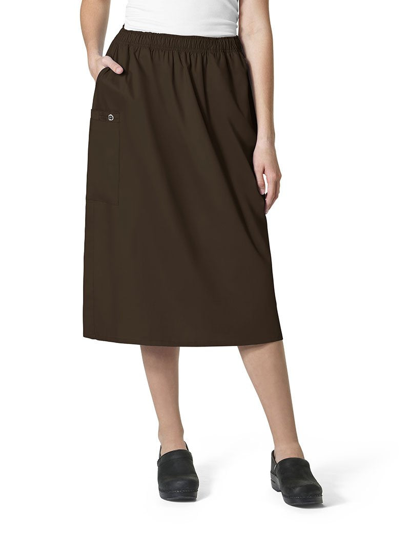 WINK WonderWORK Women's Pull On Cargo Skirt