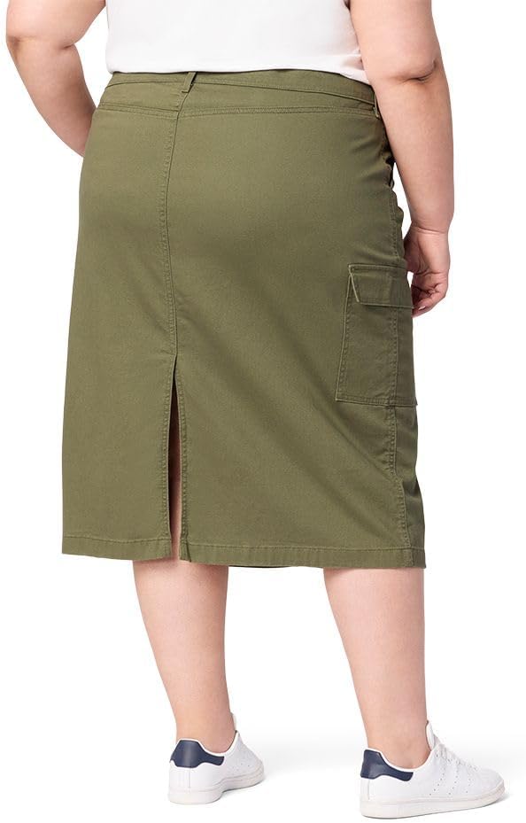 Levi Strauss Signature Gold Women's Everyday Cargo Midi Skirt (Available in Plus)