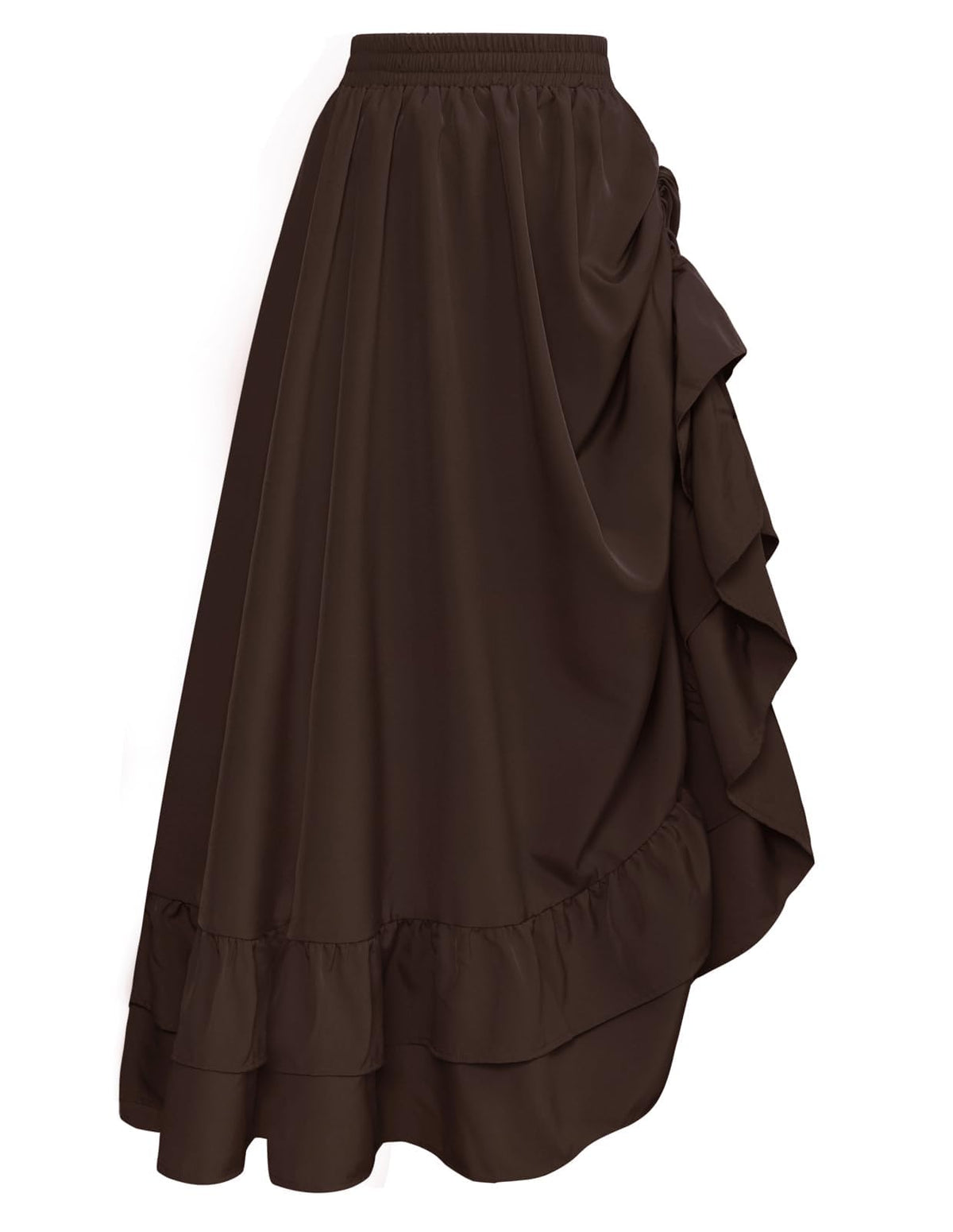 Scarlet Darkness Maxi Skirts for Women Renaissance Pirate Long Skirt