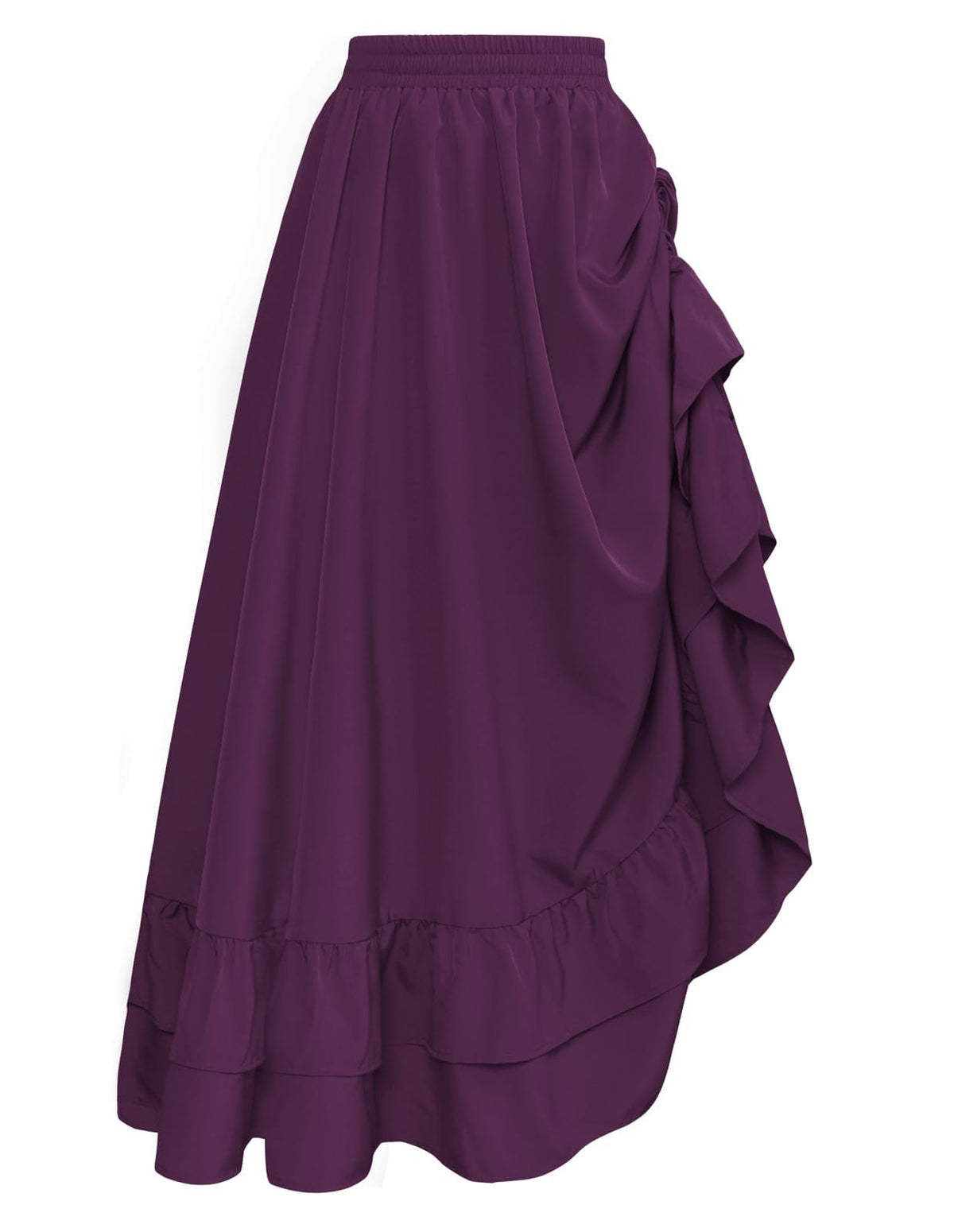 Scarlet Darkness Maxi Skirts for Women Renaissance Pirate Long Skirt