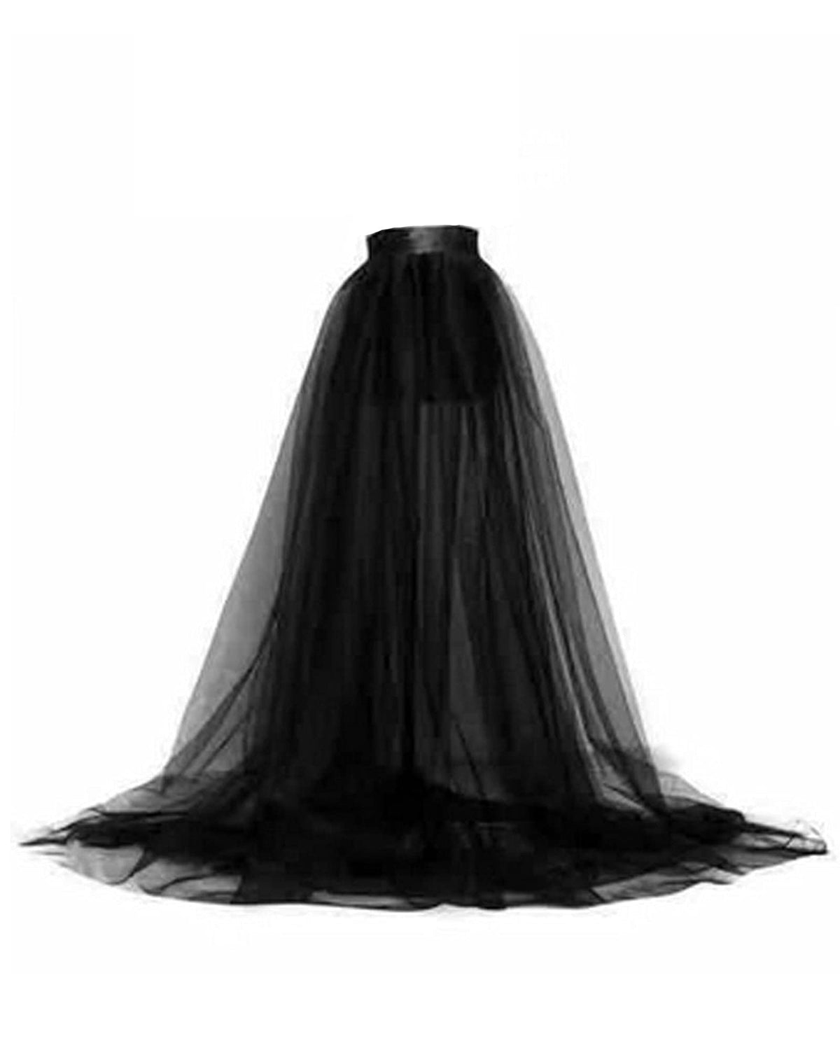 Women Tulle Tutu Long Skirts Wedding Party Cocktail Prom Bandage Mesh Maxi Dress Overskirt Overlay Long Bridal