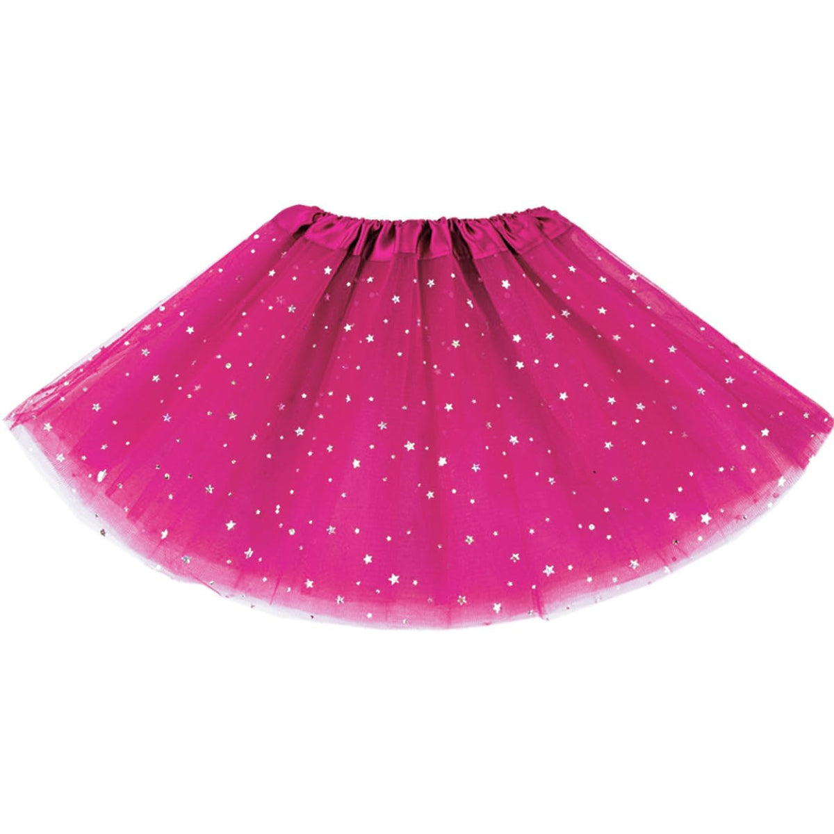 Little Girls Stars Sequins Tutu Skirt Princess Ballet Dance Dress for 0-6 Y Sparkle Elastic 3 Layered Tulle Tutu Skirt