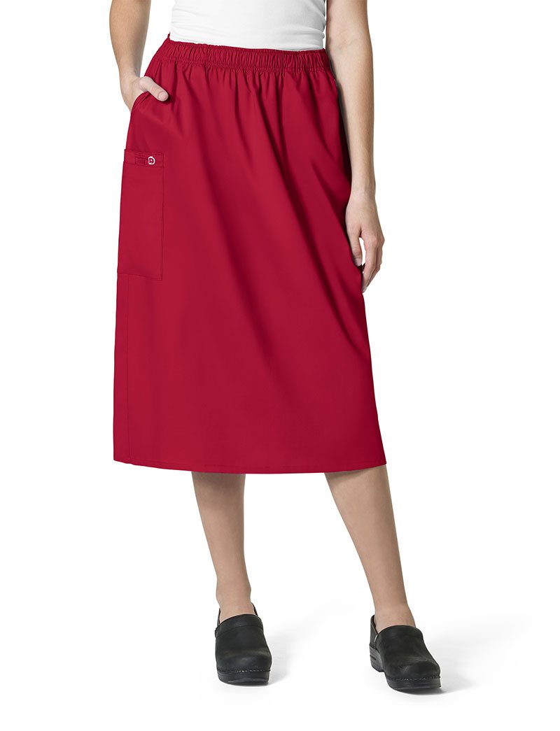 WINK WonderWORK Women's Pull On Cargo Skirt