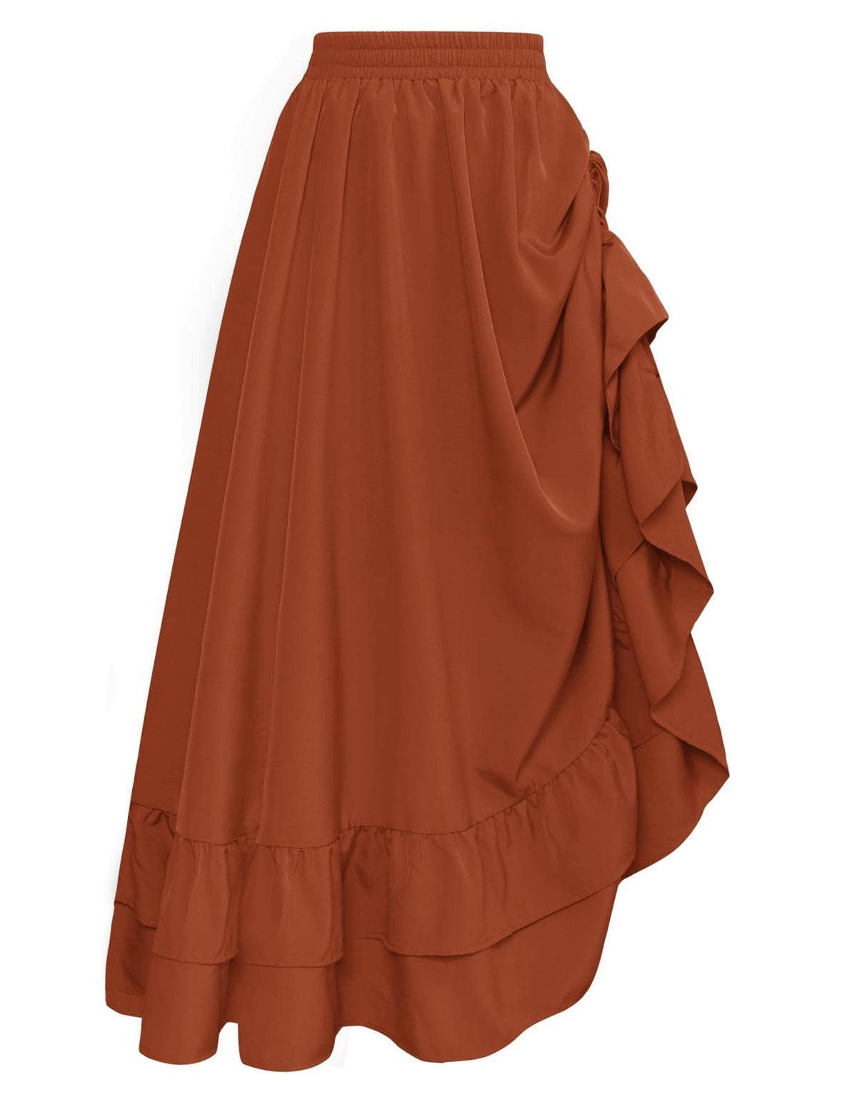 Scarlet Darkness Maxi Skirts for Women Renaissance Pirate Long Skirt