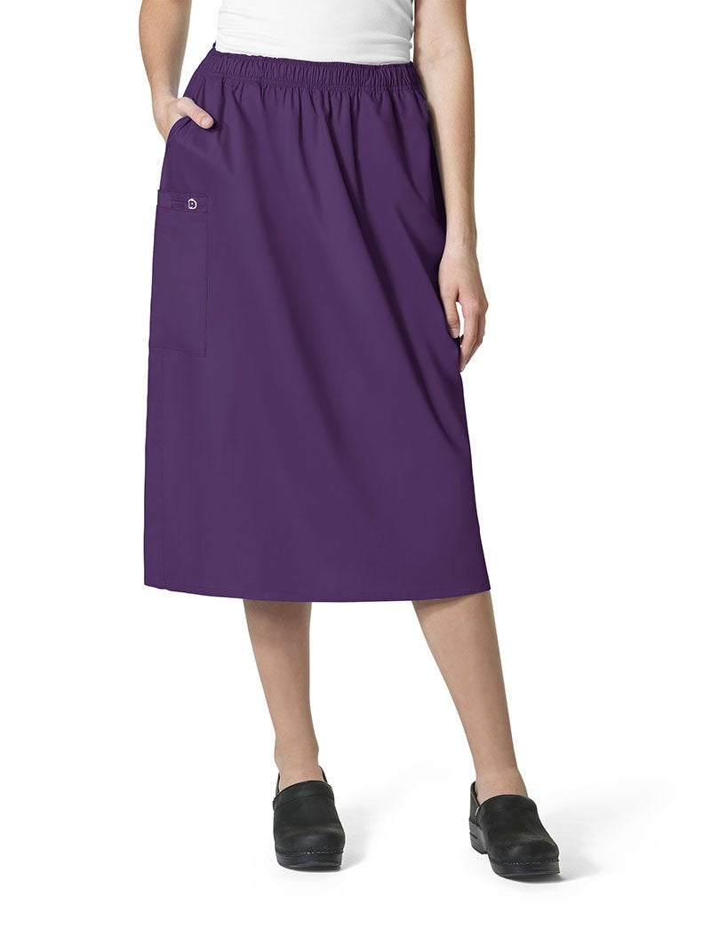 WINK WonderWORK Women's Pull On Cargo Skirt