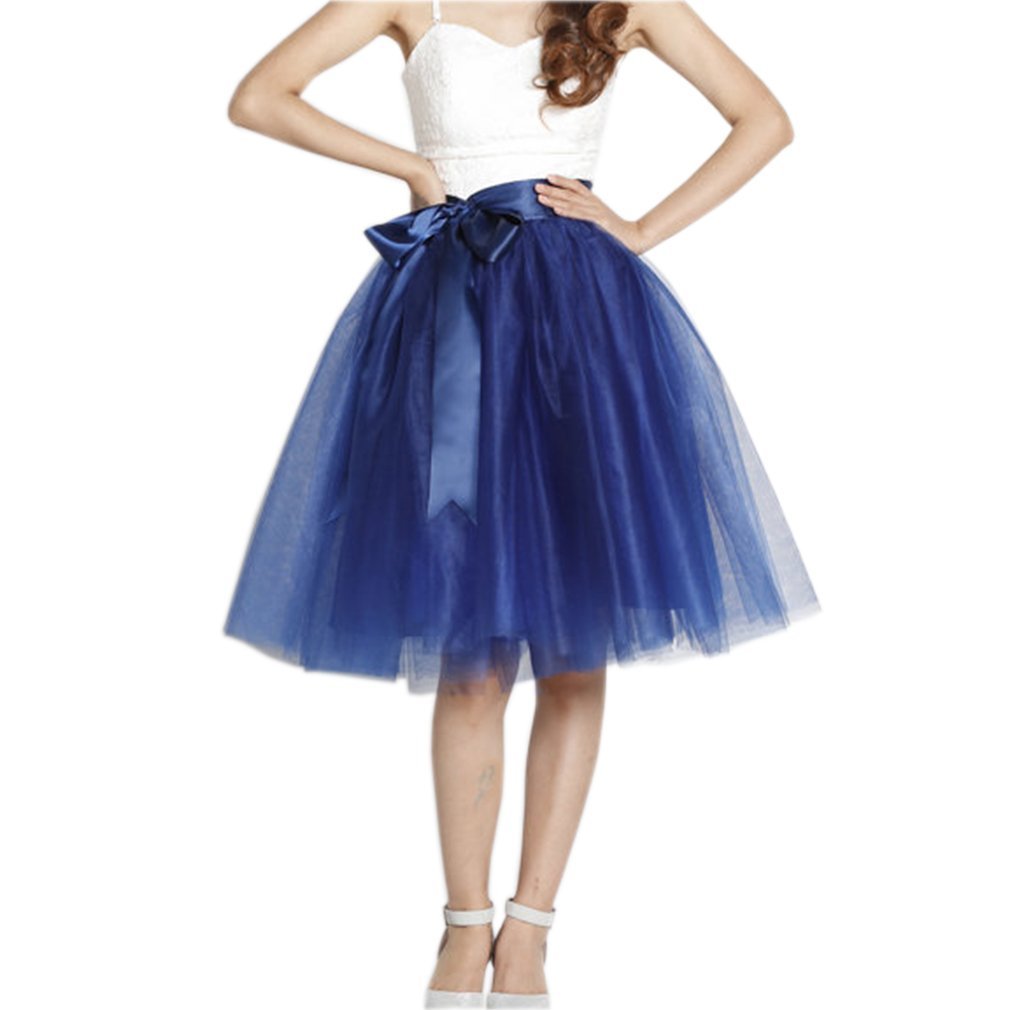EllieHouse Womens Short Tutu Tulle Skirt with Sash PC06
