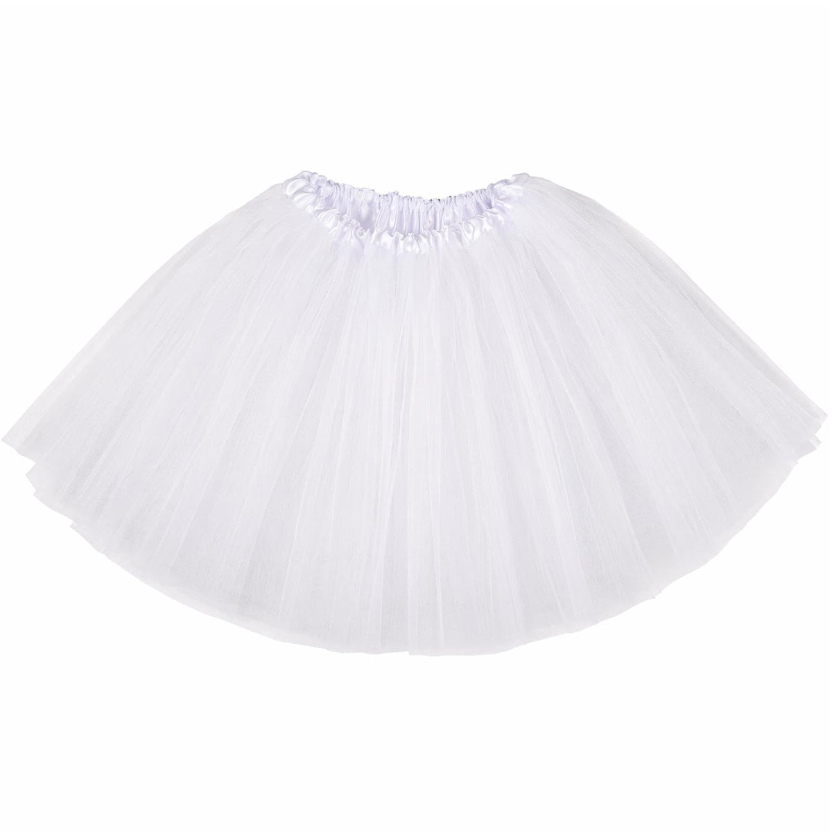 Tutu Skirts for Women Adults 5 Layers Fluffy Elastic Tulle Skirt Halloween 80s Running Party Dance Costume