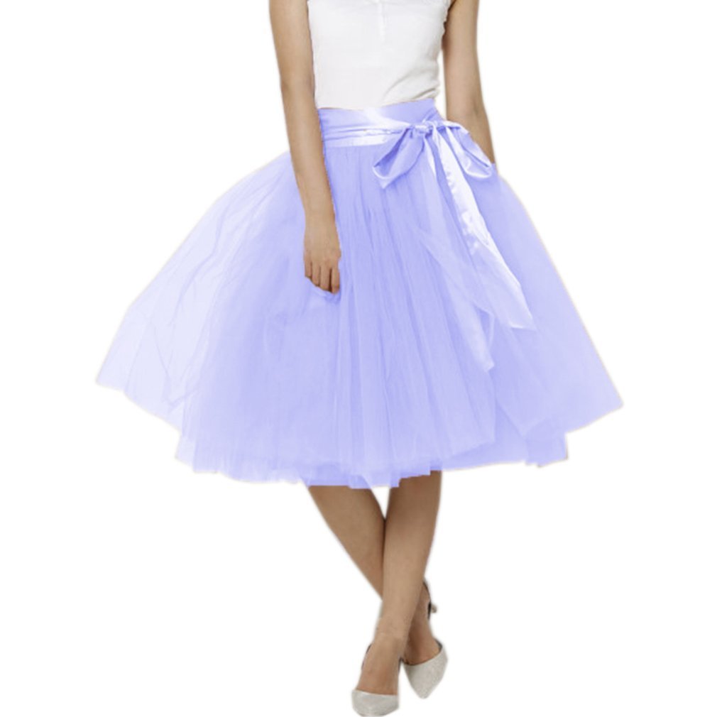 EllieHouse Womens Short Tutu Tulle Skirt with Sash PC06