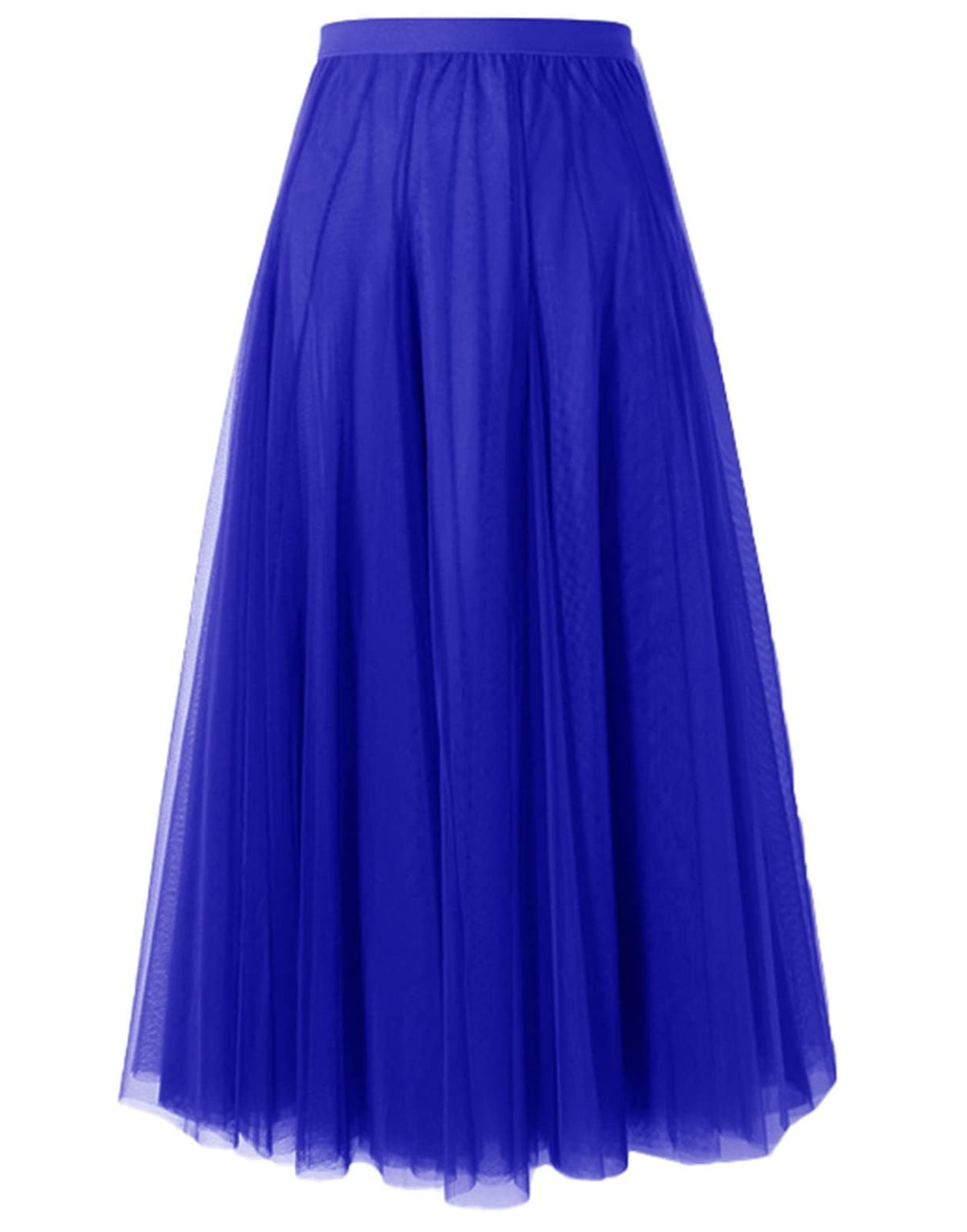 SANGTREE Women's Maxi Tulle Skirts A-Line Layered Long Mesh Flowy Skirt