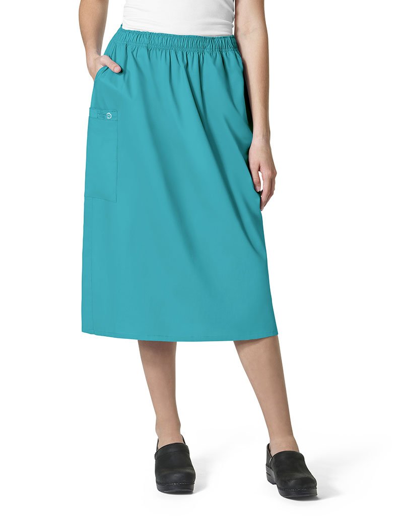 WINK WonderWORK Women's Pull On Cargo Skirt
