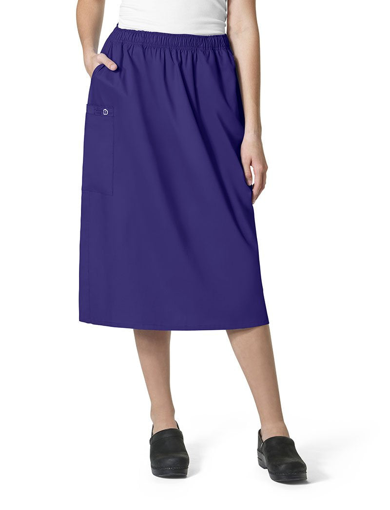 WINK WonderWORK Women's Pull On Cargo Skirt
