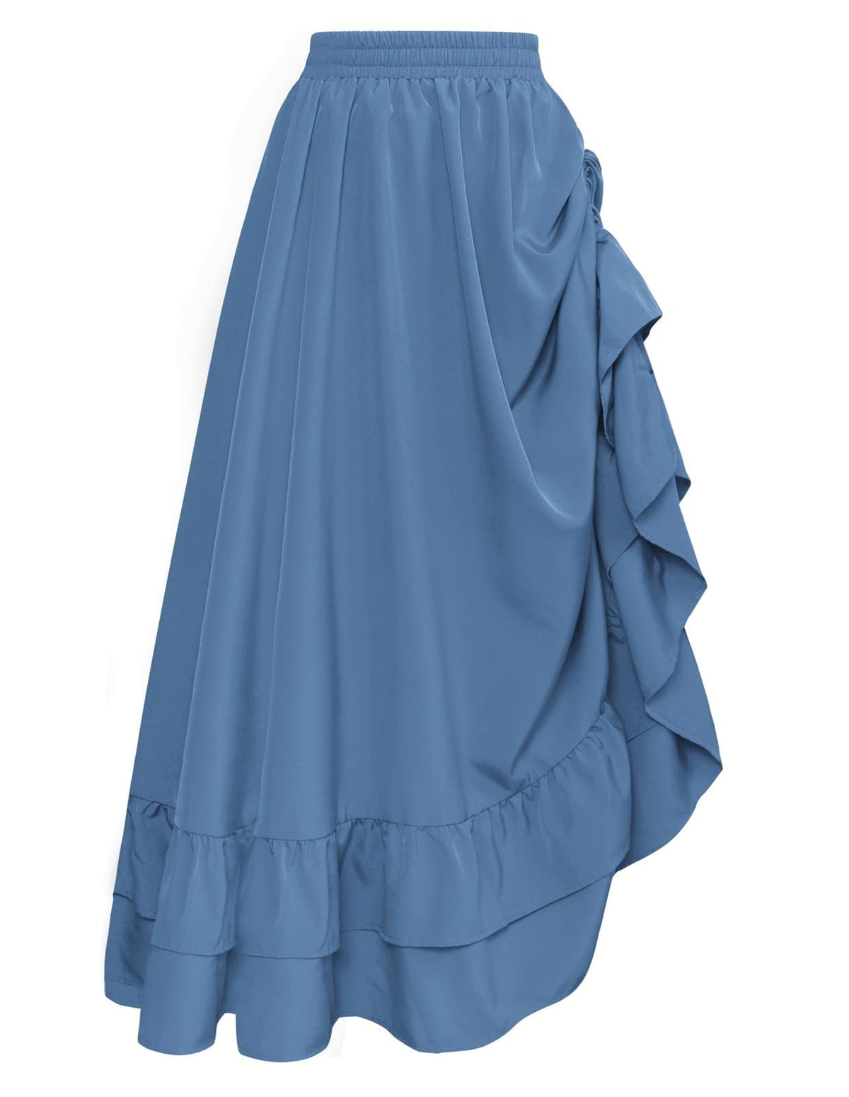 Scarlet Darkness Maxi Skirts for Women Renaissance Pirate Long Skirt