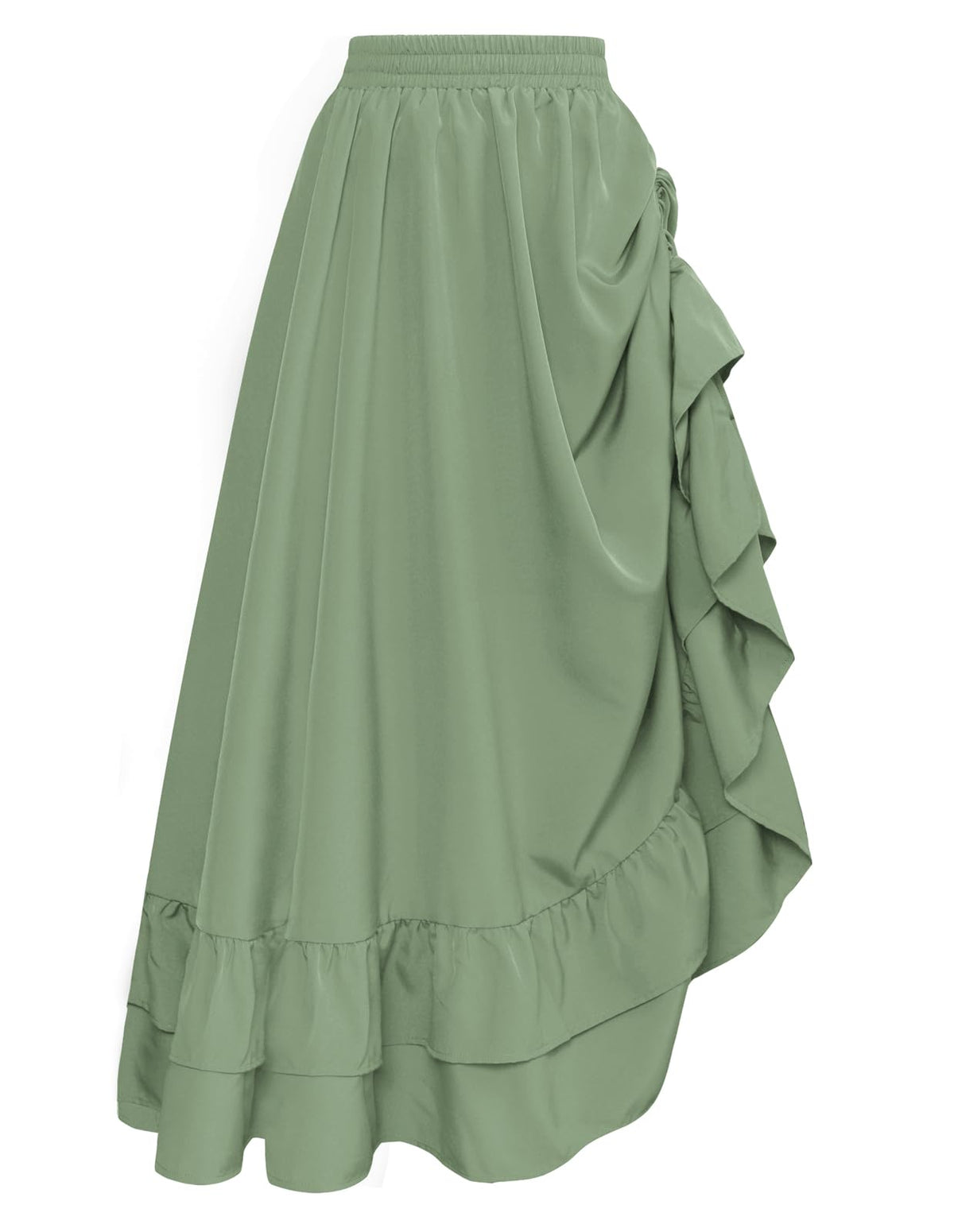 Scarlet Darkness Maxi Skirts for Women Renaissance Pirate Long Skirt