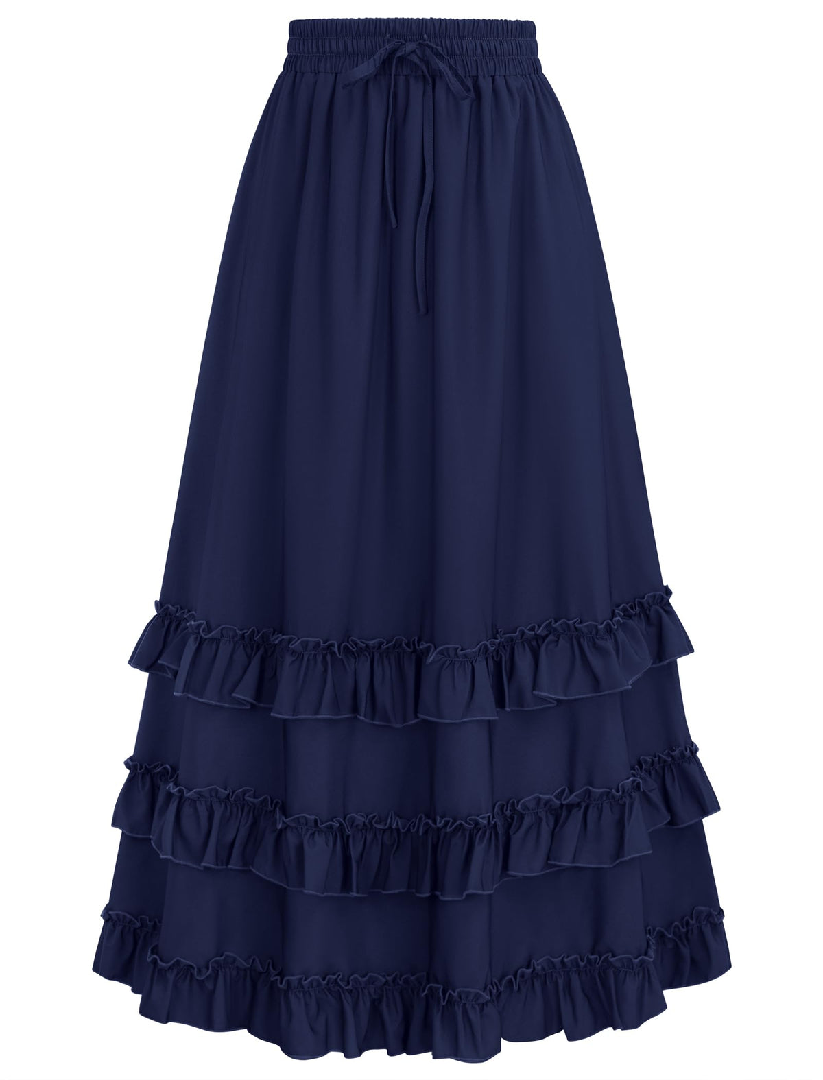 Arolina Women's Maxi Skirts Fall Flowy Ruffle Tiered Long Renaissance Skirt