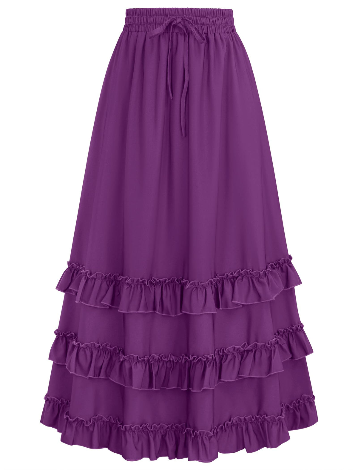 Arolina Women's Maxi Skirts Fall Flowy Ruffle Tiered Long Renaissance Skirt