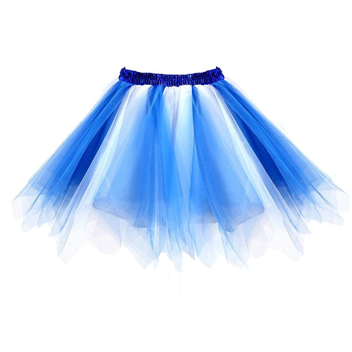 Honeystore Women's Short Vintage Ballet Bubble Puffy Tutu Petticoat Skirt