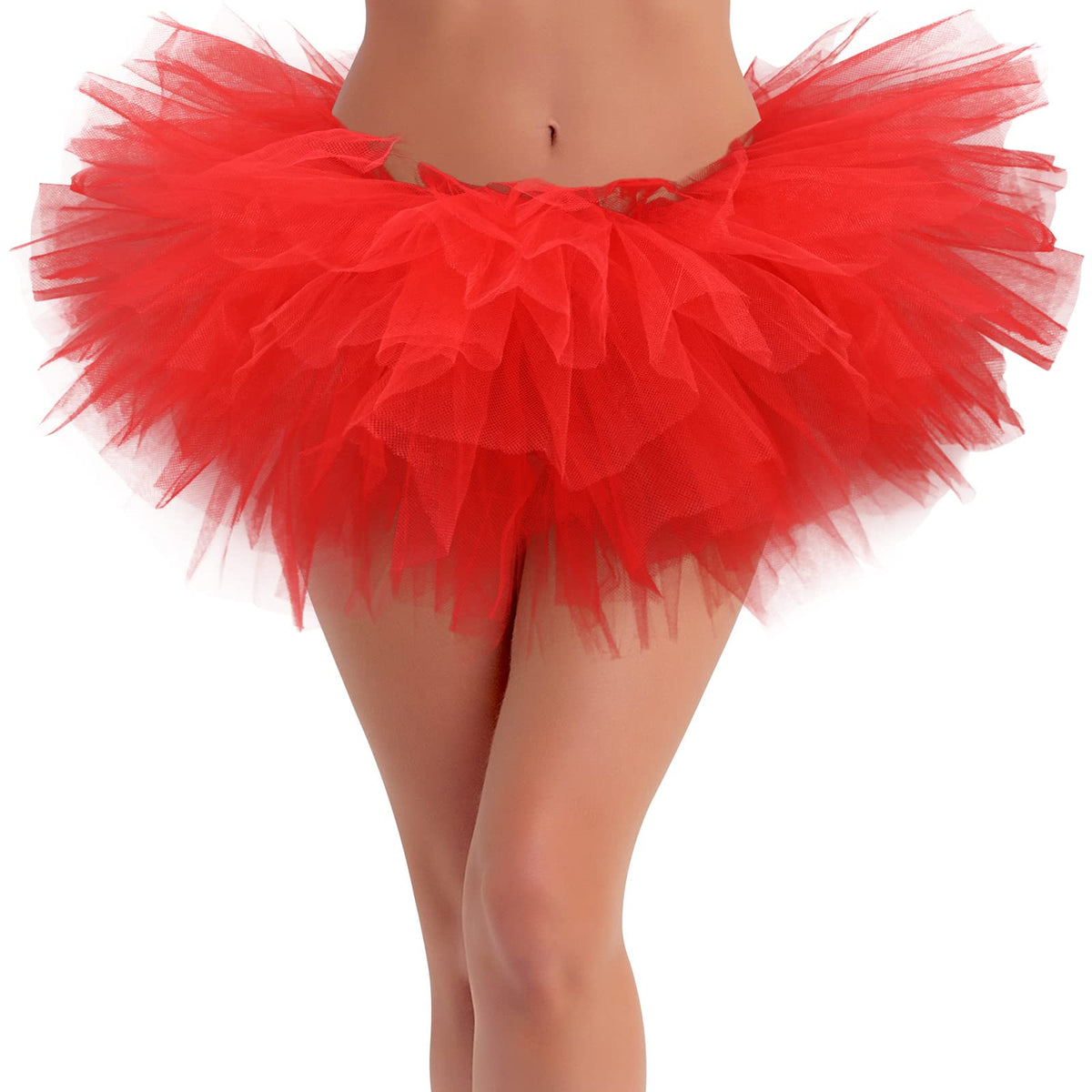 Sarfel Tutus for Women 5 Layered Adult Tutu Skirts for Women Fluffy Skirt