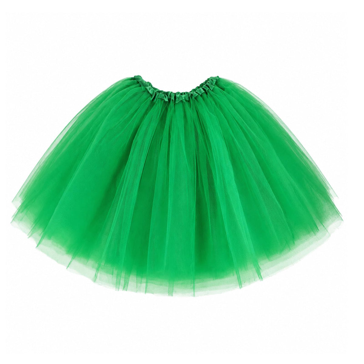 Tutu Skirts for Women Adults 5 Layers Fluffy Elastic Tulle Skirt Halloween 80s Running Party Dance Costume