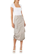 Forever 21 Women's Cargo Midi Skirt