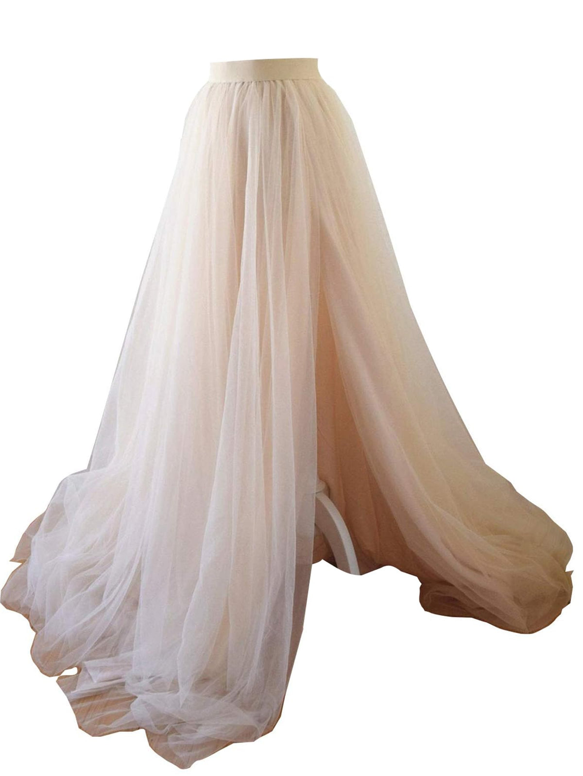 EllieHouse Adult Split Long Floor Prom Party Evening Tulle Skirt P61