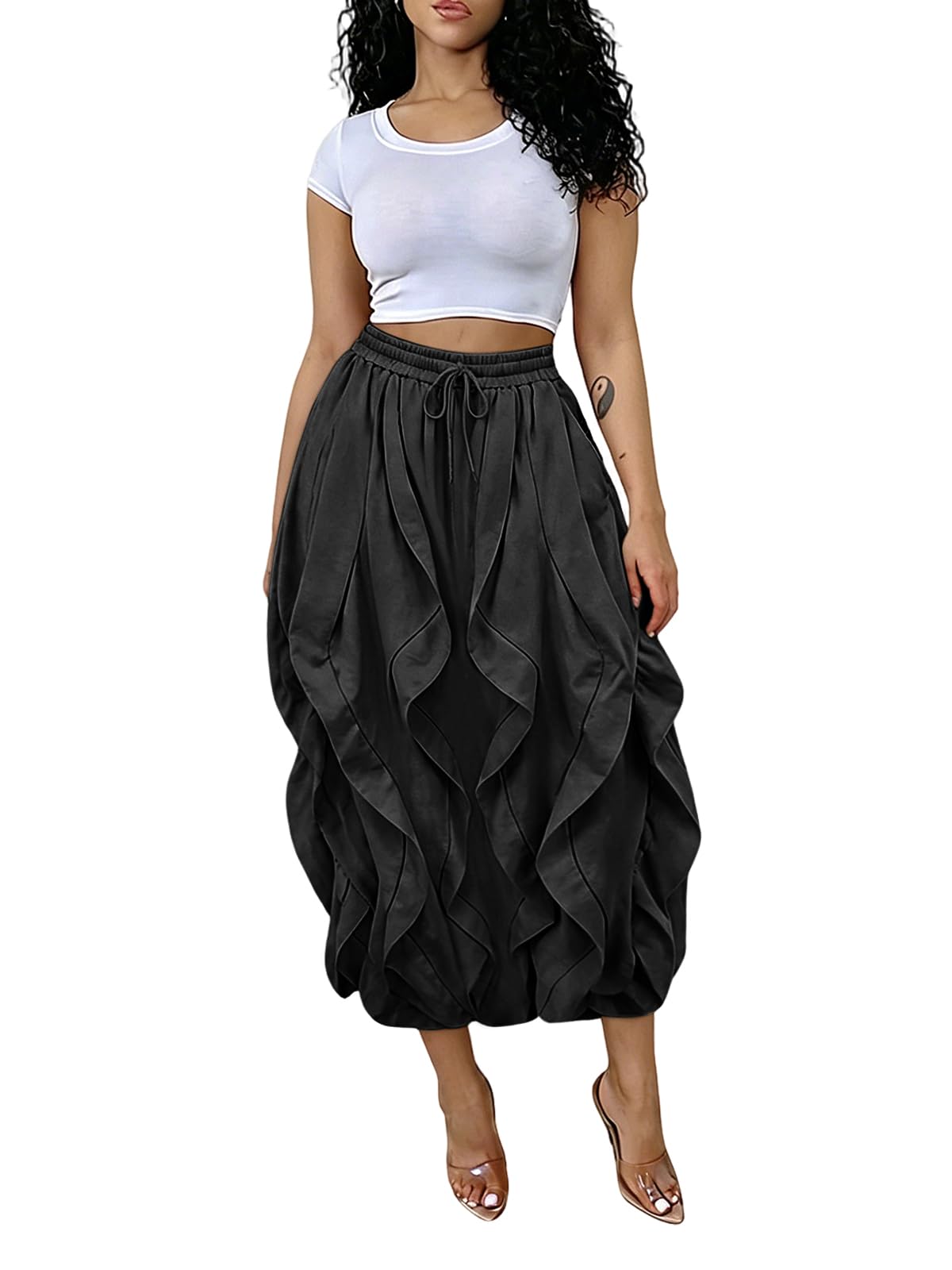 knowfashionstyle Cargo Skirts for Women Brunch Concert Going Out Outfits