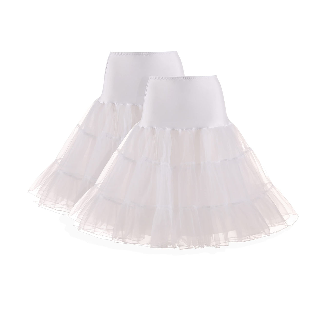 Women's 50s Vintage Petticoat Half Slip Tutu Underskirt 25.59" Crinoline Rockabilly