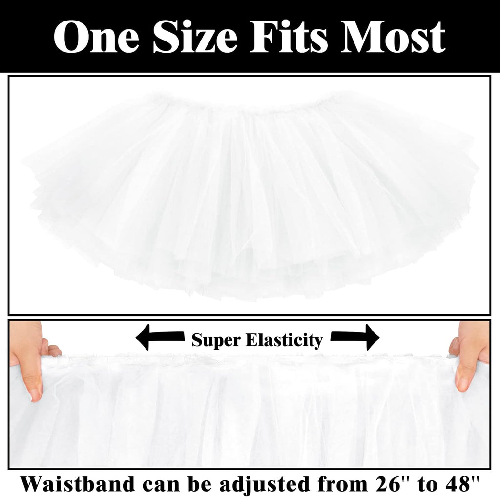 Sarfel Tutus for Women 5 Layered Adult Tutu Skirts for Women Fluffy Skirt