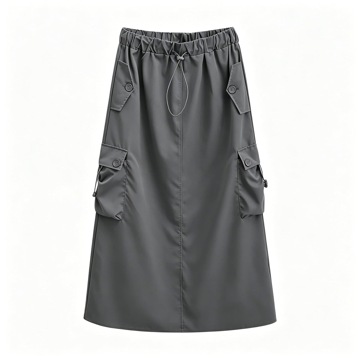 Cromoncent Women Cargo Skirts Midi Utility Skirt Quick Dry Skirts