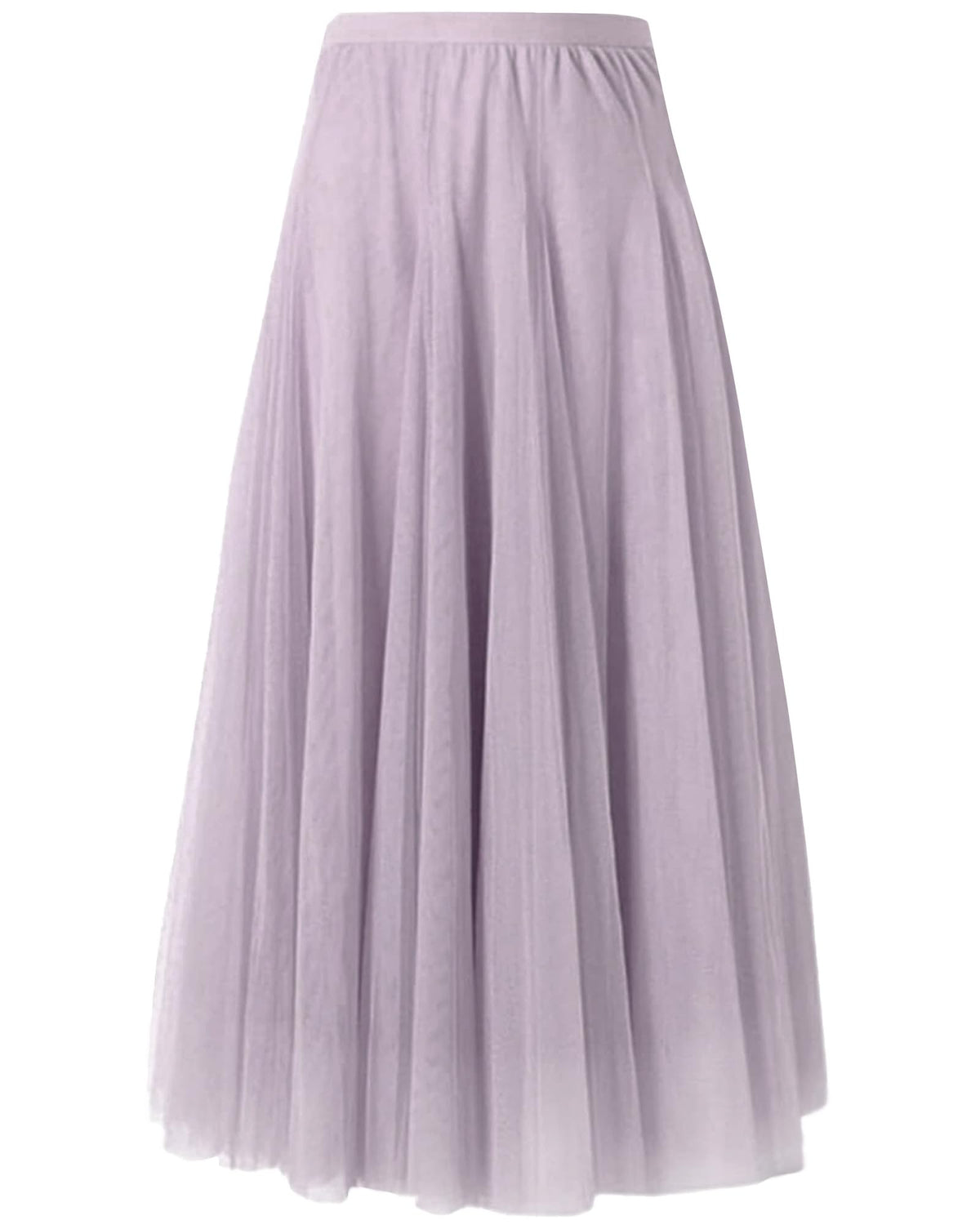SANGTREE Women's Maxi Tulle Skirts A-Line Layered Long Mesh Flowy Skirt