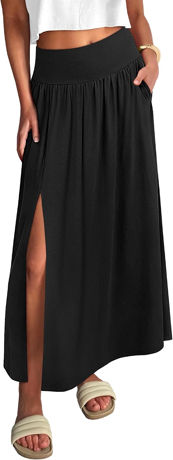 ANRABESS Women's Summer Boho Maxi Skirt
