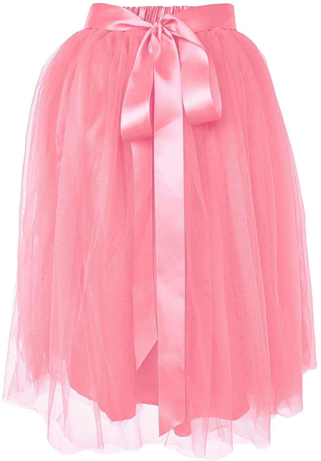 Dancina Women A-Line Tulle Skirt Tutu Knee Length