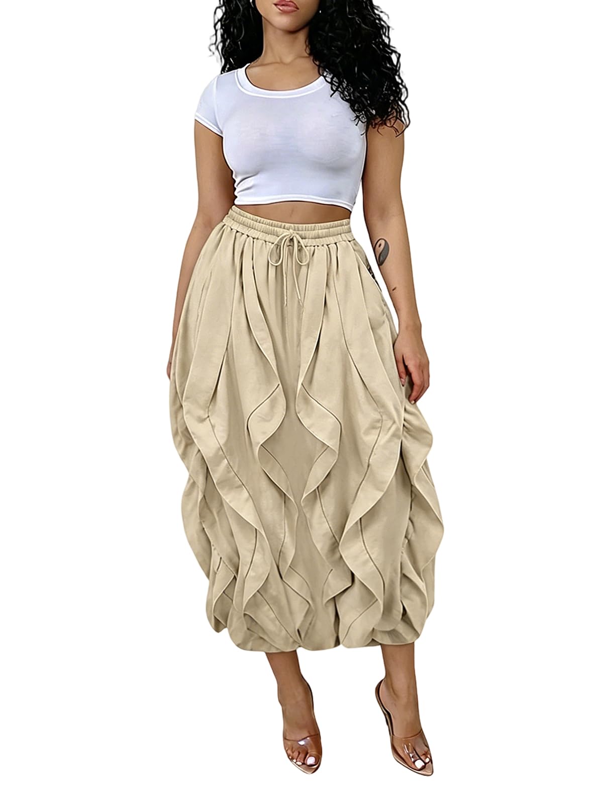 knowfashionstyle Cargo Skirts for Women Brunch Concert Going Out Outfits