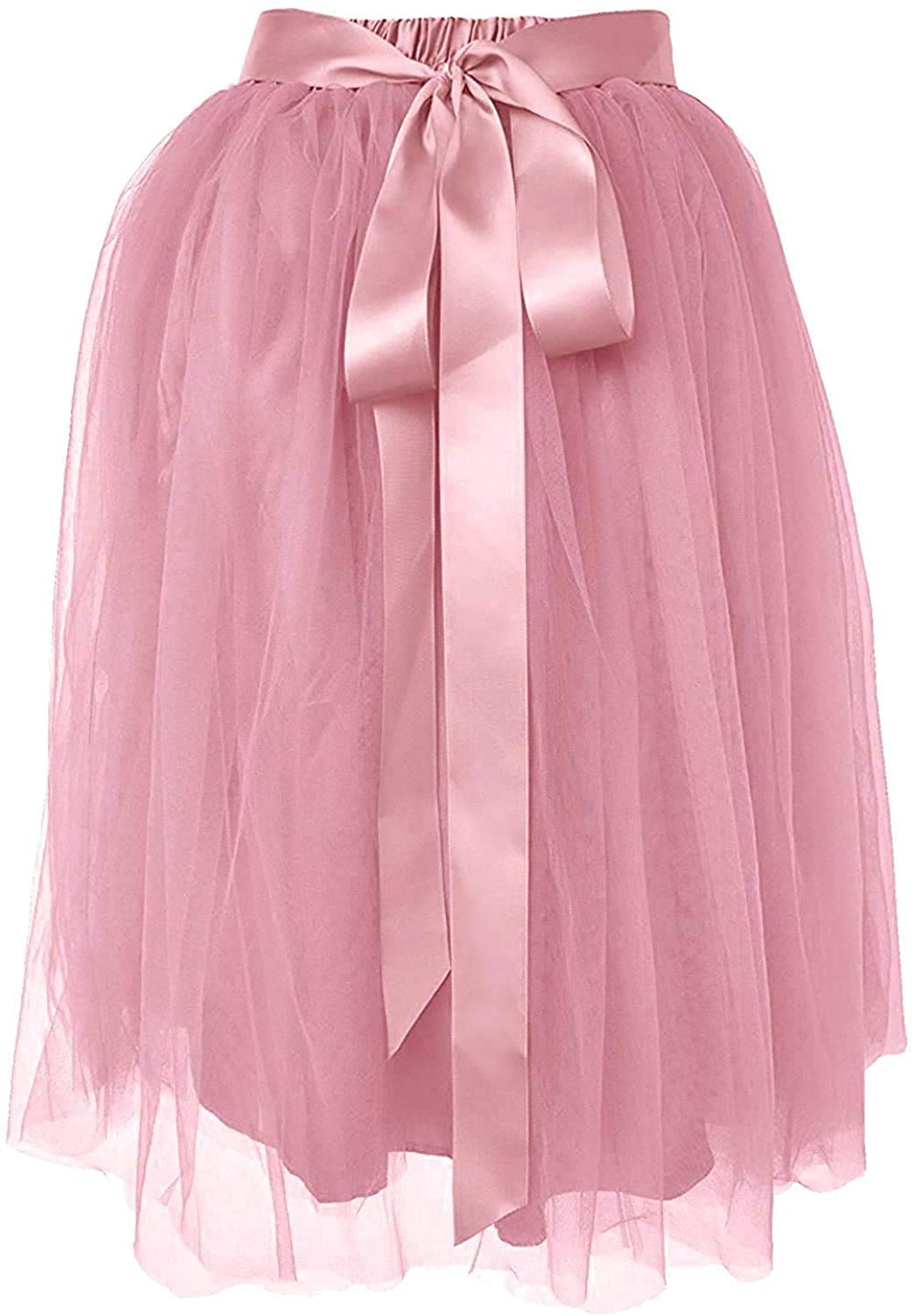 Dancina Women A-Line Tulle Skirt Tutu Knee Length