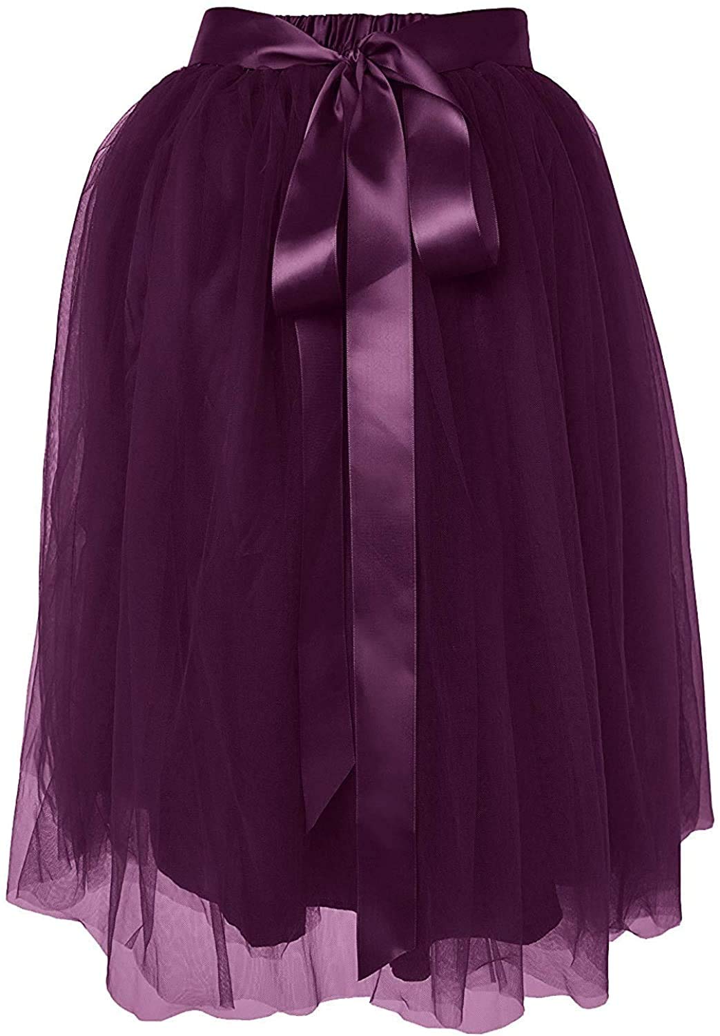 Dancina Women A-Line Tulle Skirt Tutu Knee Length