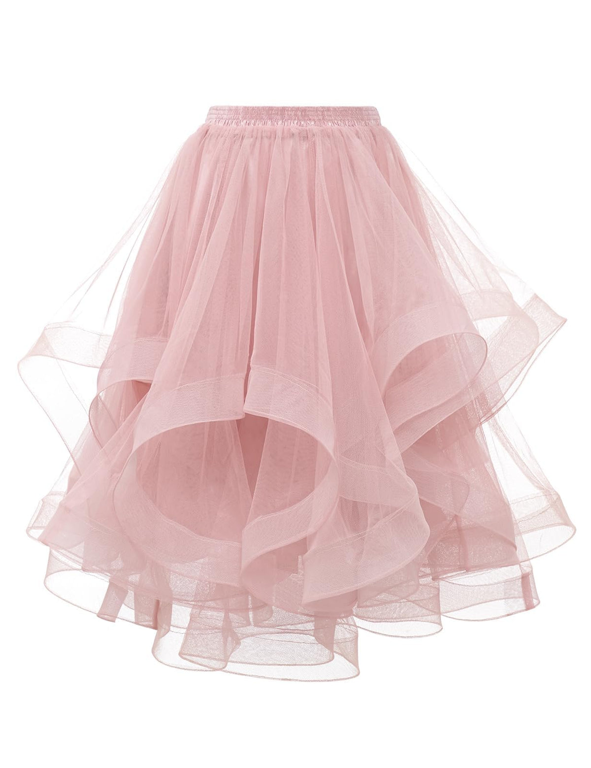 DRESSTELLS Tulle Skirts for Women, Long Puffy Layered Tutu Skirt