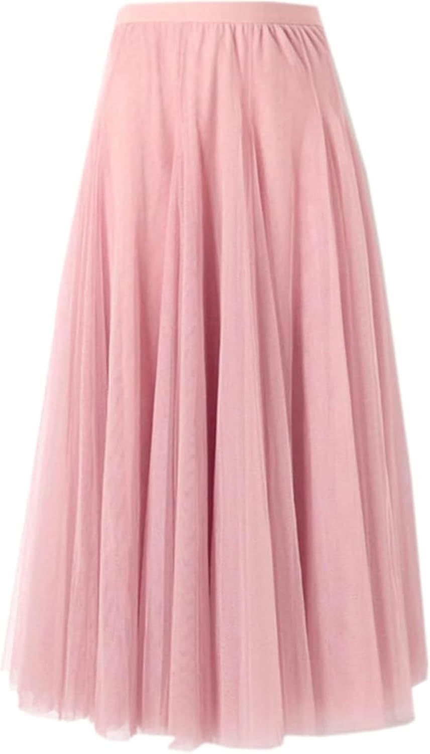 SANGTREE Women's Maxi Tulle Skirts A-Line Layered Long Mesh Flowy Skirt